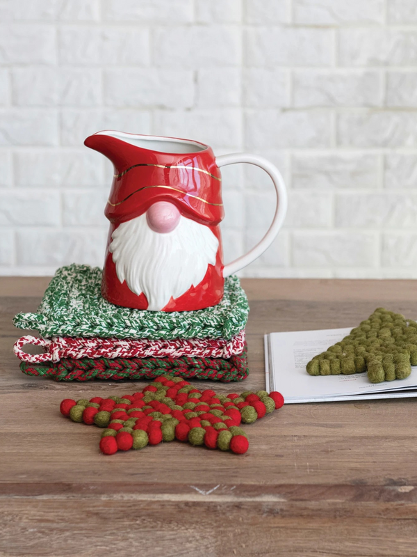 Melange Cotton Crocheted Pot Holder