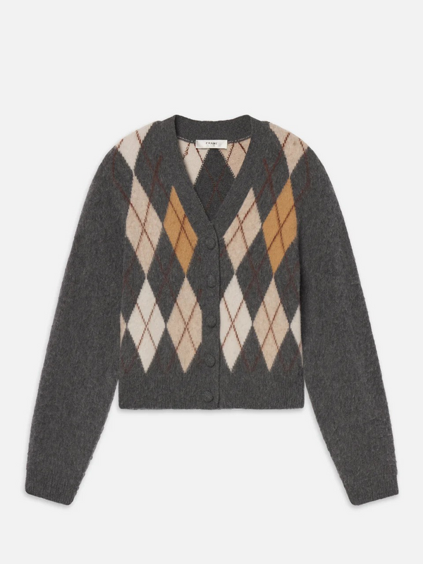 The Brushed Argyle Cardi