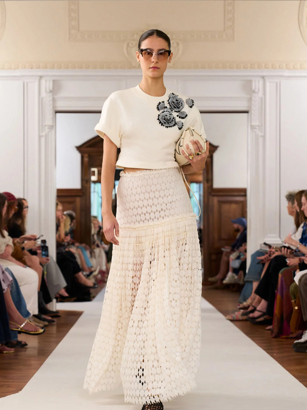 Cove Top with Embroidery