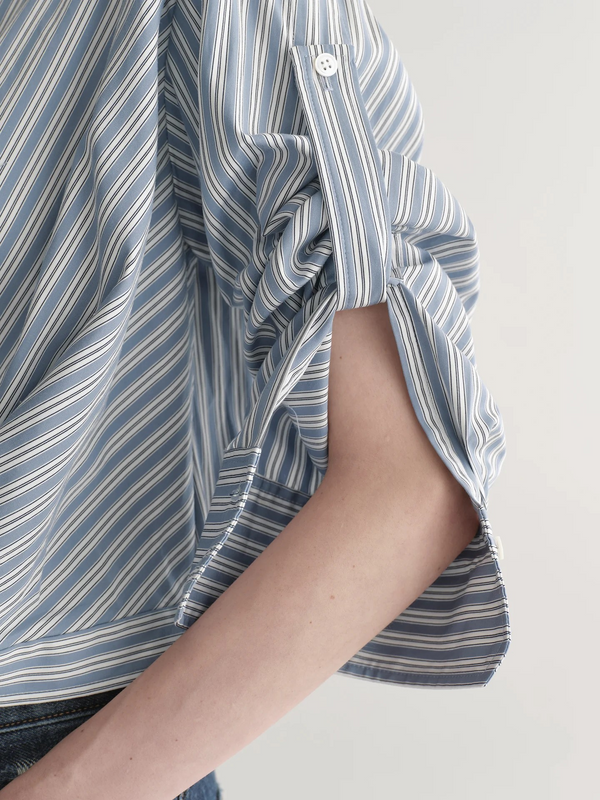 Leo Cropped Cotton Shirt