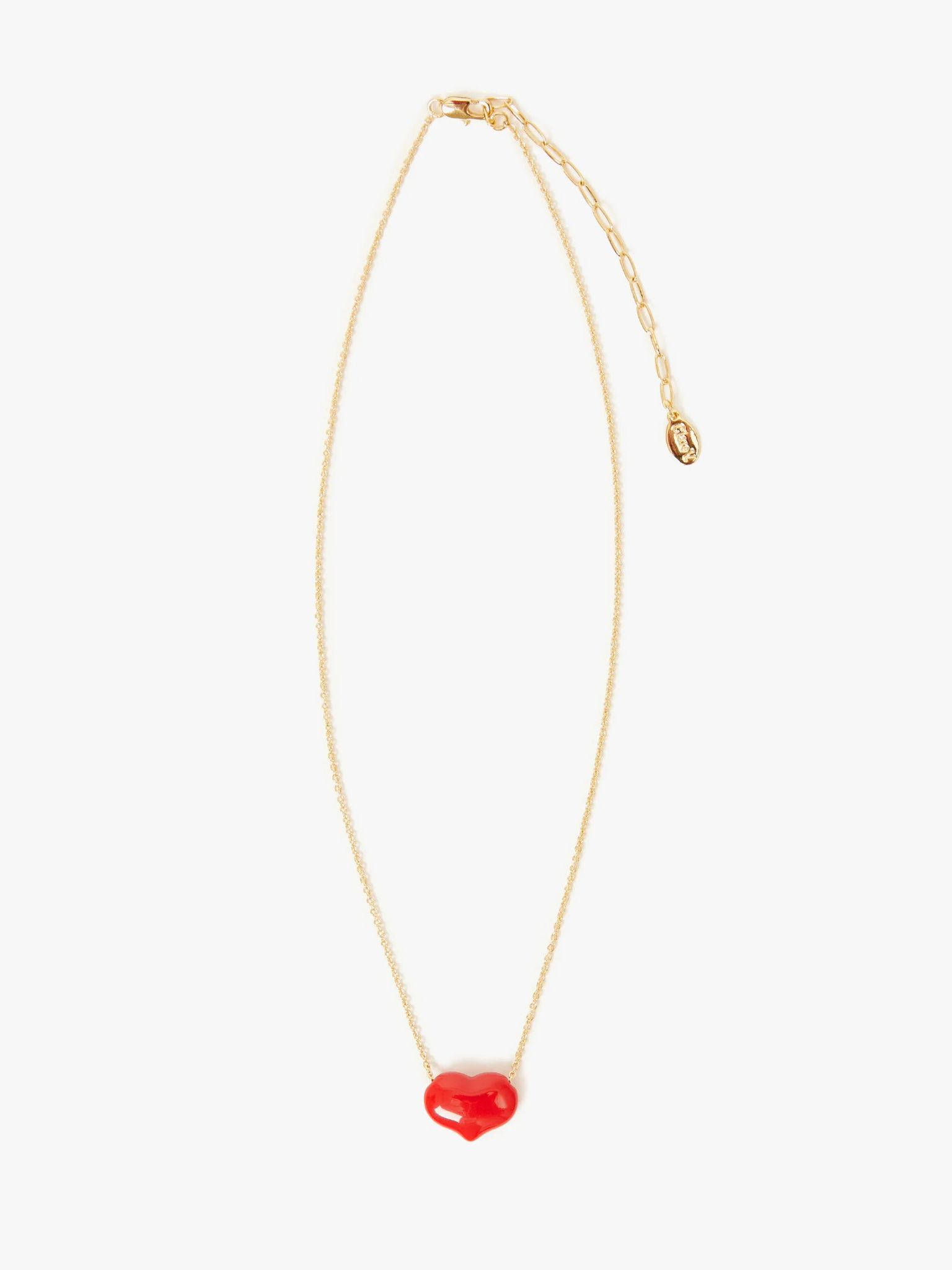 Petite Mylar Heart Necklace