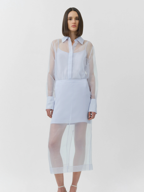 Dana Organza Midi Skirt
