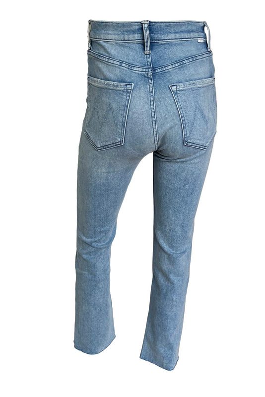 High Waisted Rider Ankle Fray Jeans