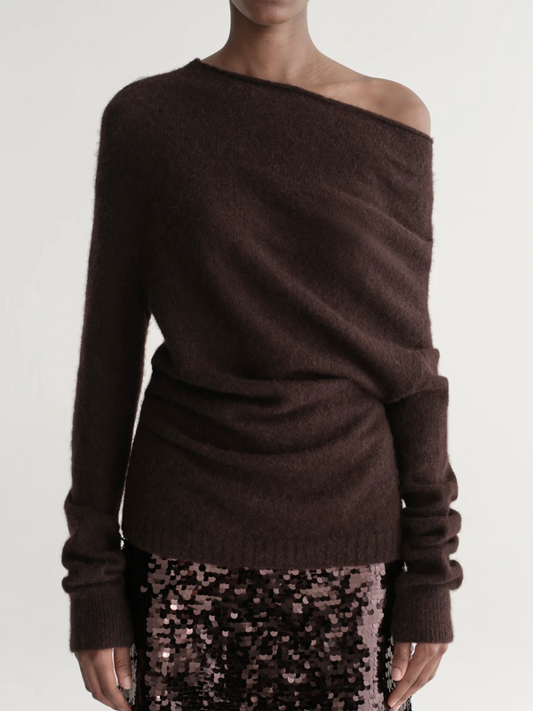 Freya Brushed Alpaca Sweater