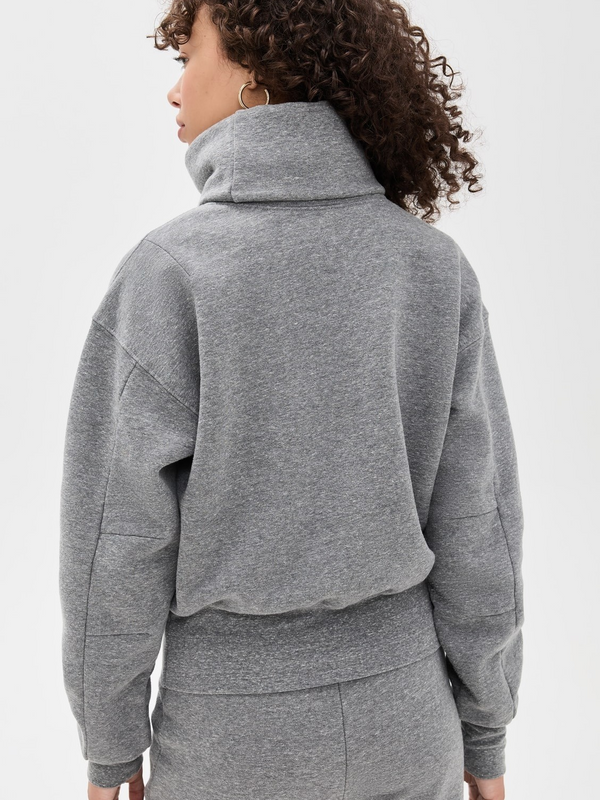 Laralyn Banded Crop Cowl Neck