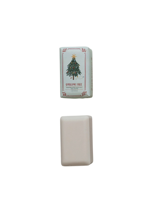 Christmas Tree Scented Olive Oil & Shea Butter Soap