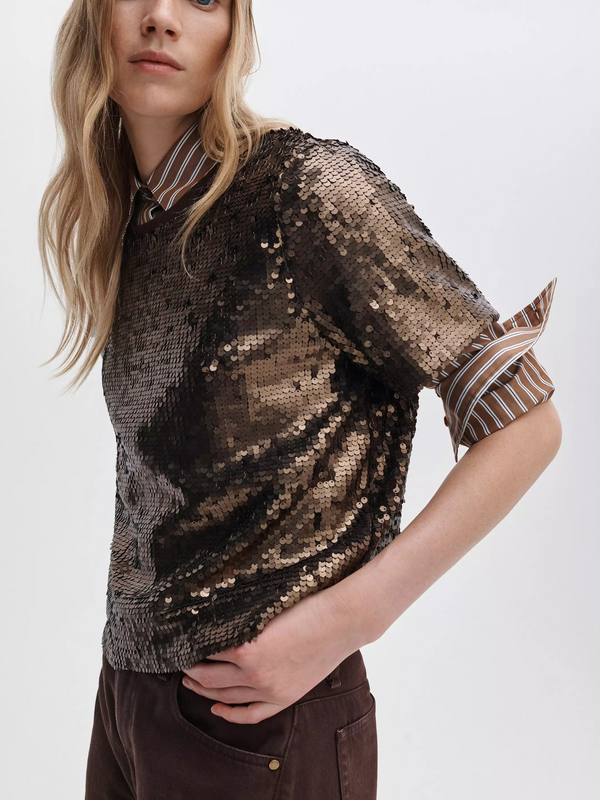 Lucy Sequined Tee