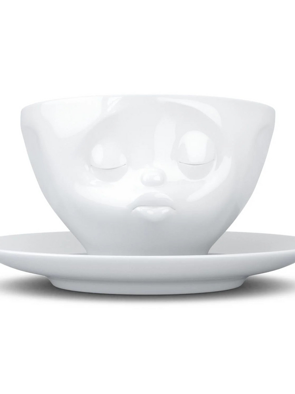 Facial Expression Coffee Cup/Saucer - Assorted