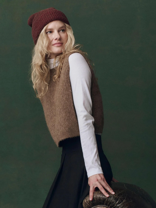 The Brushed Melange Sweater