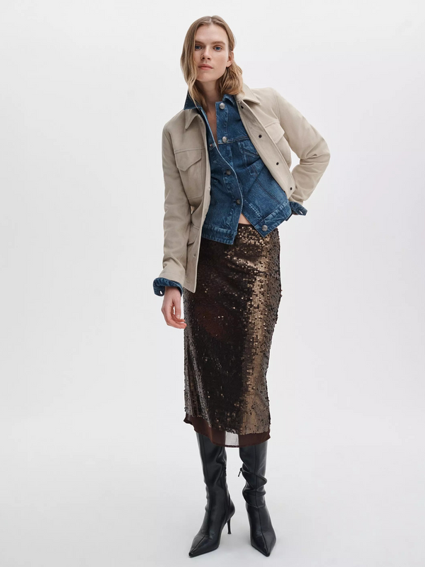Lucy Sequined Skirt