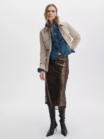 Lucy Sequined Skirt