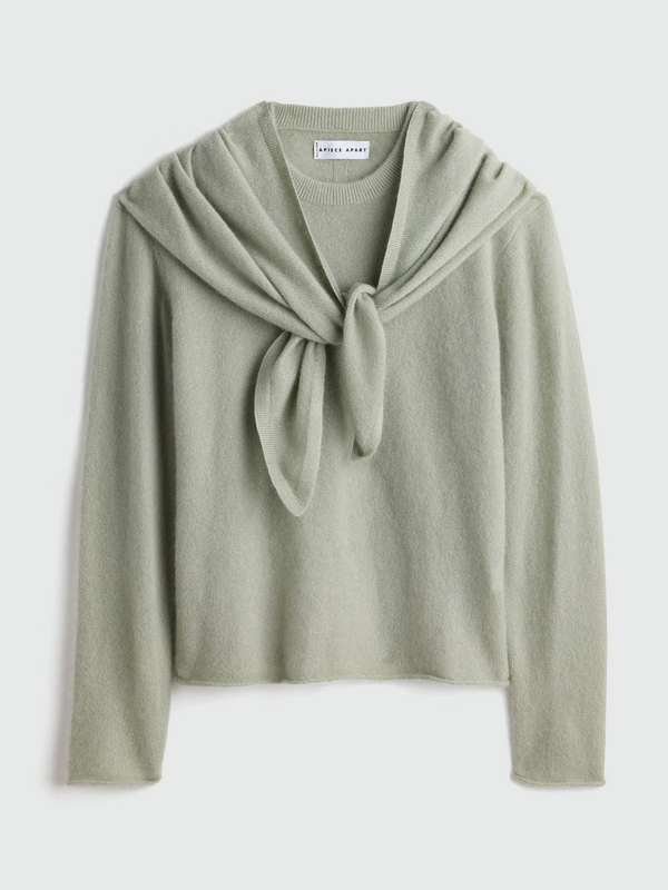 Softest Tissue Scarf Tie Top
