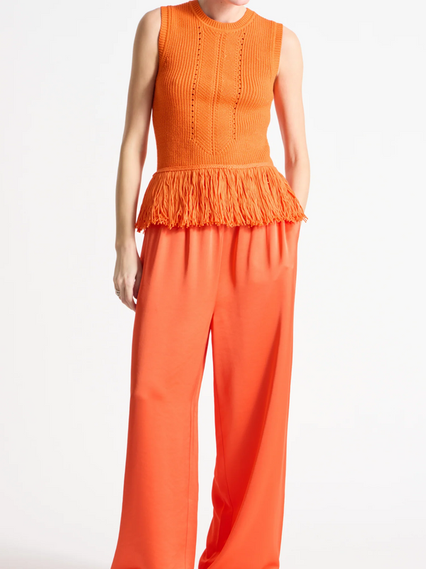 Collins Fringe Knit Blouse