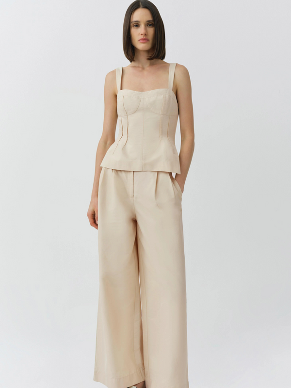 Leroy Pleated Wide Leg Pant