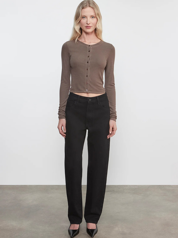 Silk Rib Essential Cardigan