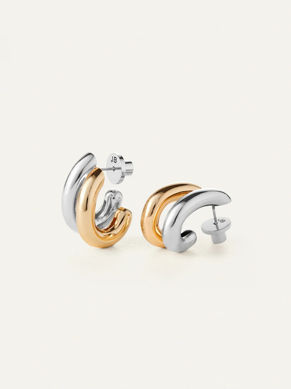 Florence Earrings - Two Tone