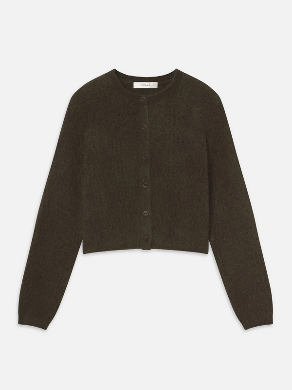 The Cashmere Airy Teddy Cardi