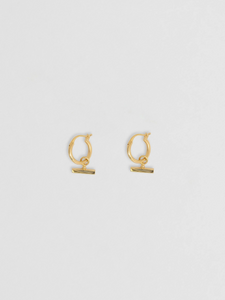 Chloe Sleeper Hoops - Gold