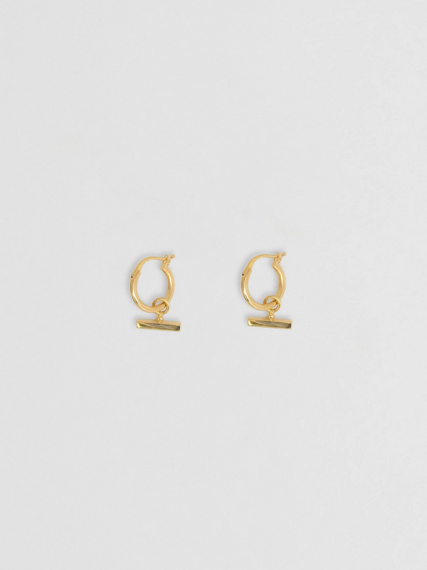 Chloe Sleeper Hoops - Gold