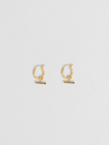 Chloe Sleeper Hoops - Gold