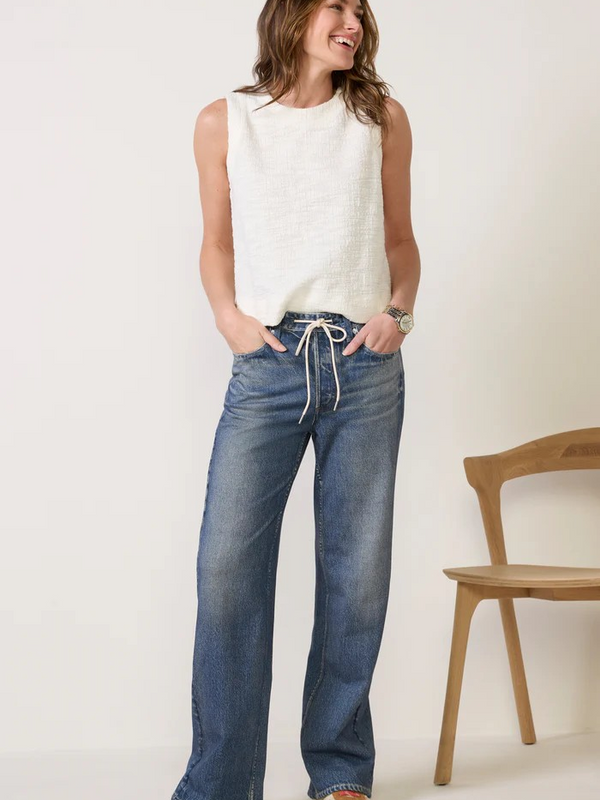 Miramar Terry Drawcord Wide Leg Pant