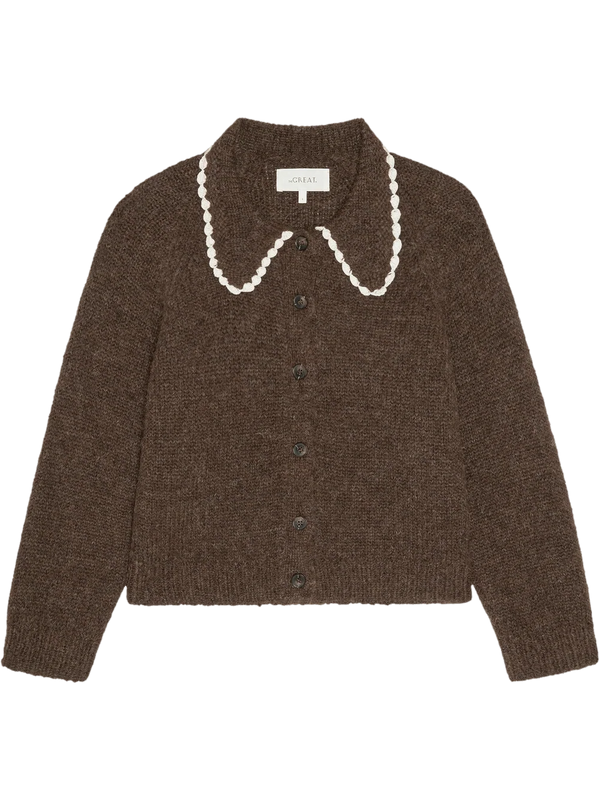 The Crochet Collar Cardigan