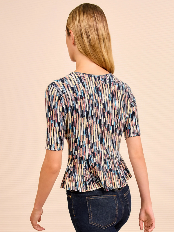 Samira Mulitcolor Short Sleeve Top