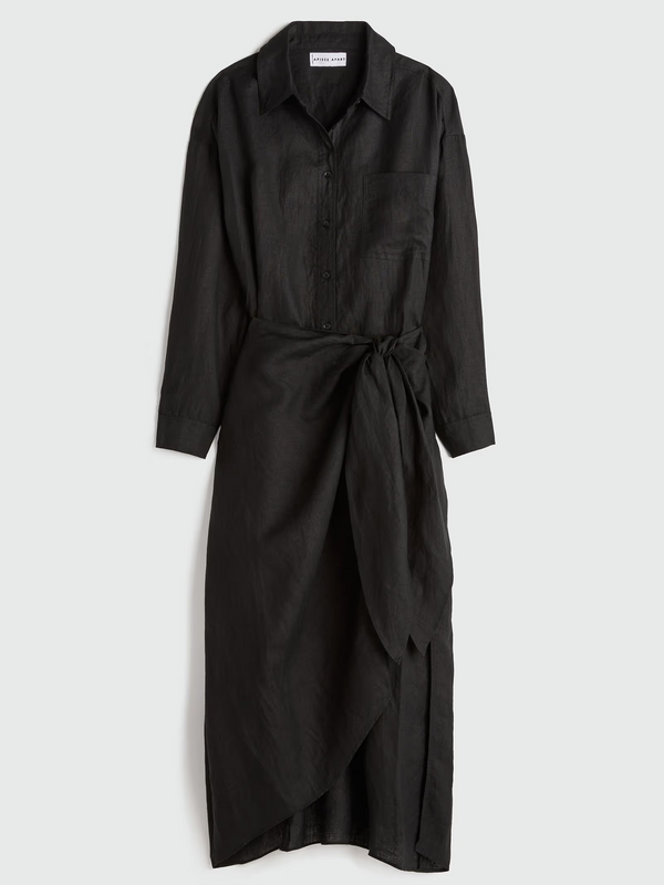 Alessandra Sarong Shirt Dress
