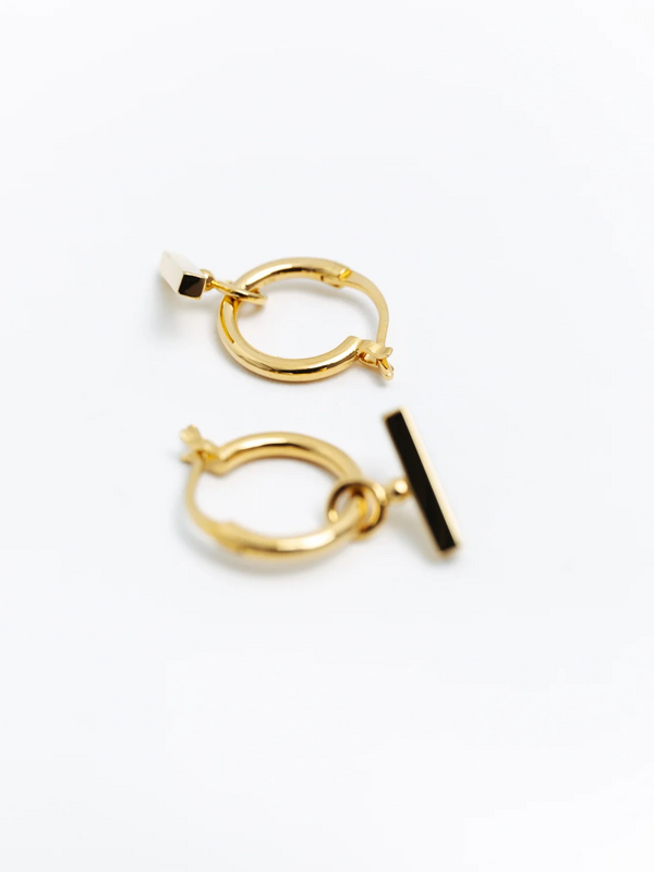 Chloe Sleeper Hoops - Gold