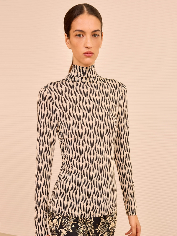 Aurelia Jersey Long Sleeve Turtleneck