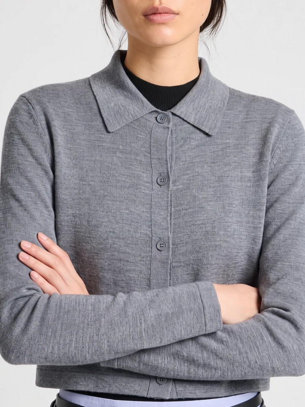 Phoebe Merino Polo Sweater