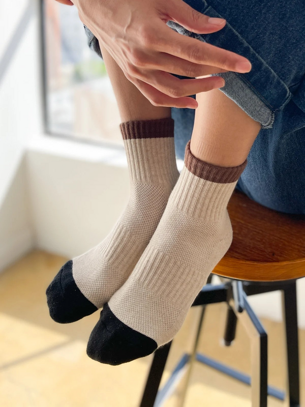 Color Block Girlfriend Socks