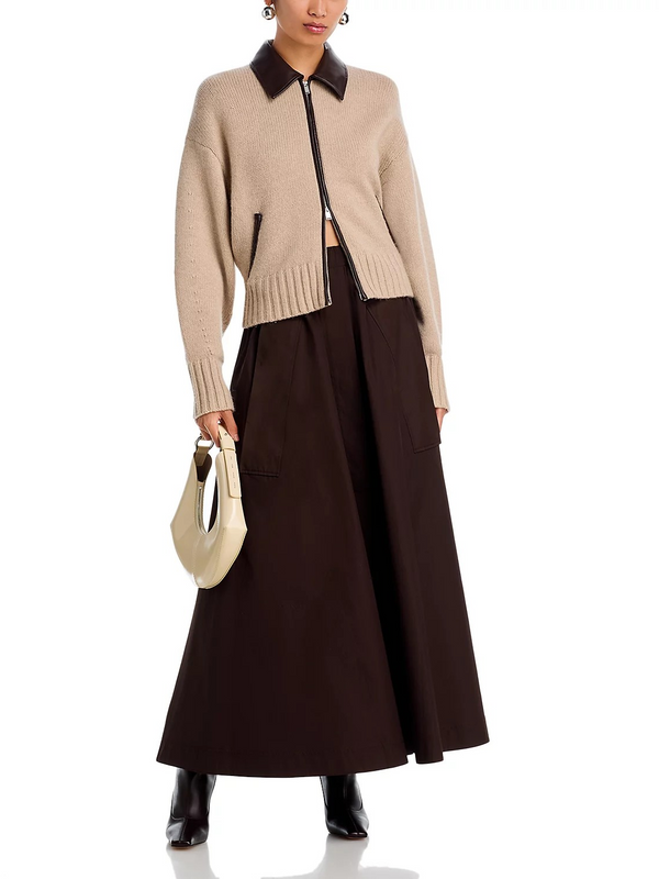 Zofia Zipper Cardigan