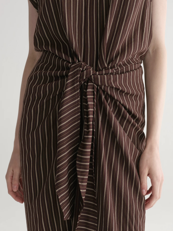 Emilia Striped Midi Dress
