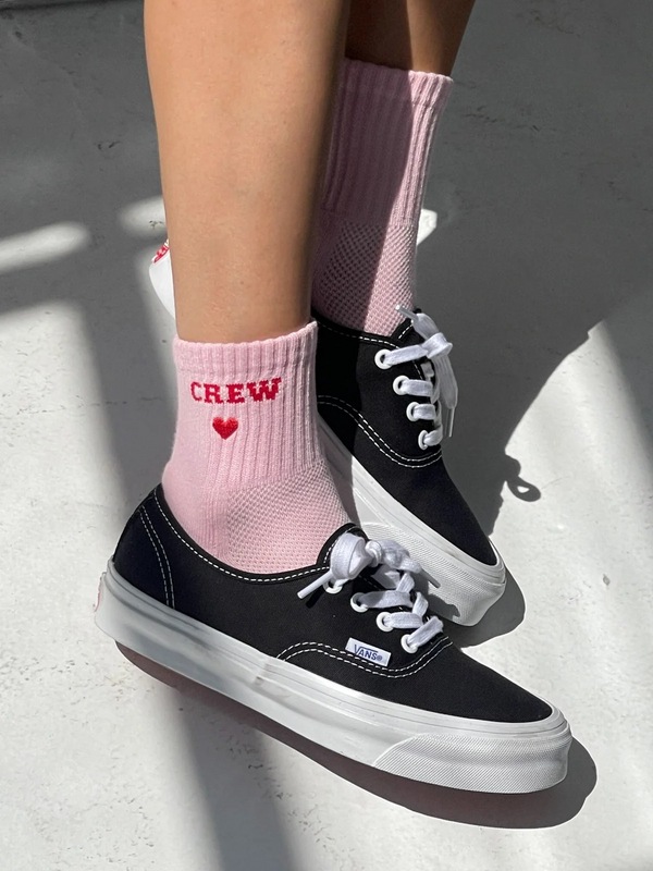 Embroidered Crew Socks