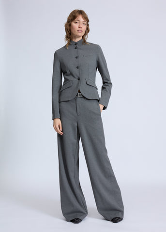 Slade Cropped Ponte Blazer