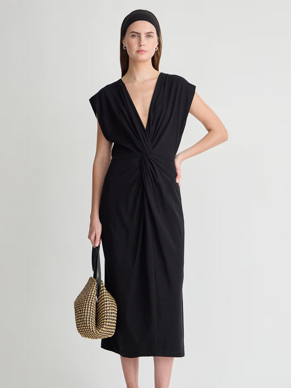 Margit Twist Front Column Dress