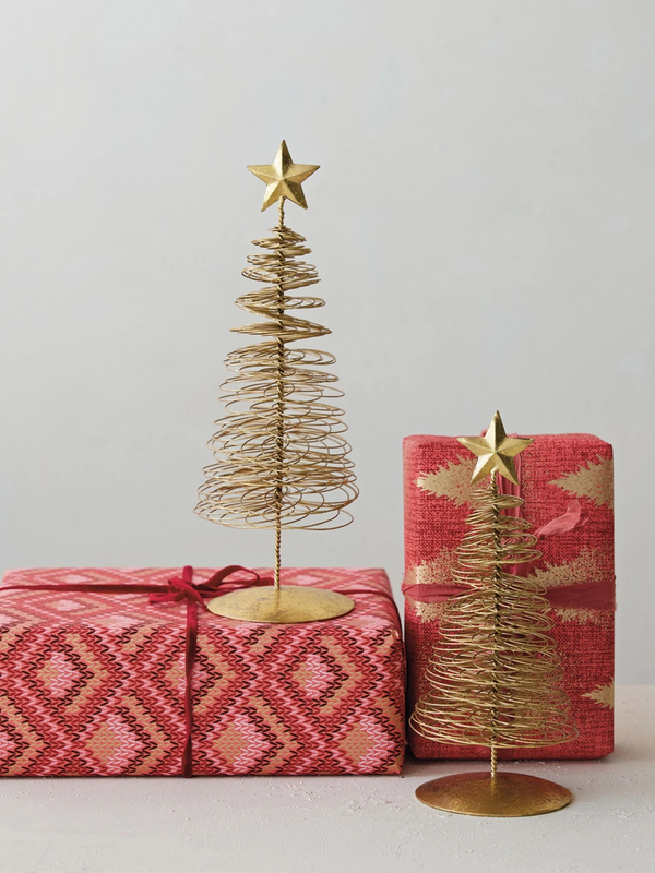 Metal Wire Christmas Tree w/ Star
