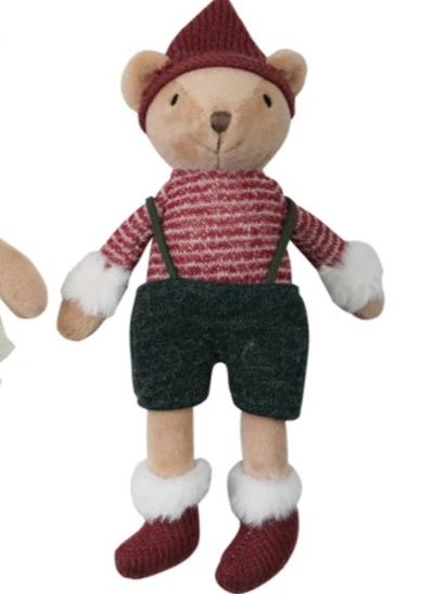 Plush Reindeer/Bear in Clothes