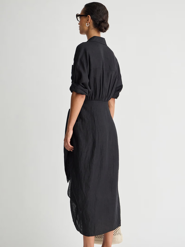 Alessandra Sarong Shirt Dress