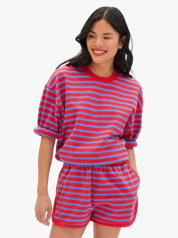Short Sleeve Oversized Sweatshirt