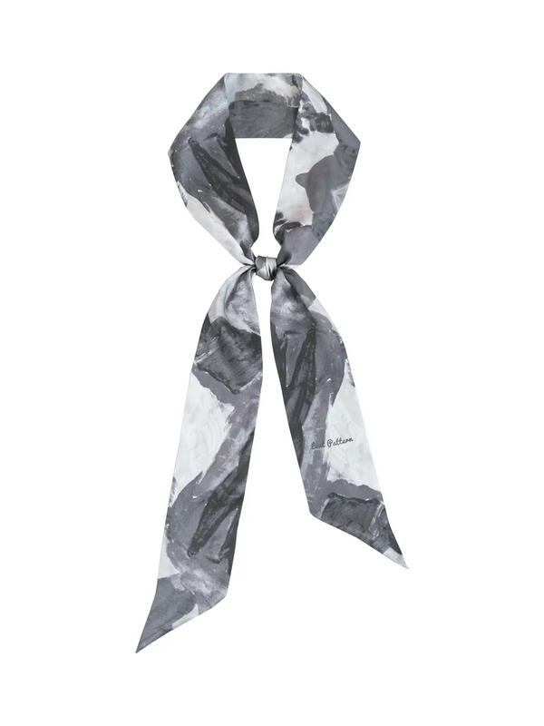 "Himalaya" Silk Neck Bow Scarf