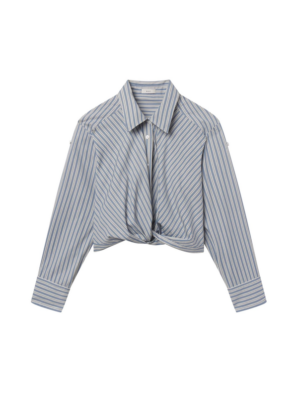 Leo Cropped Cotton Shirt
