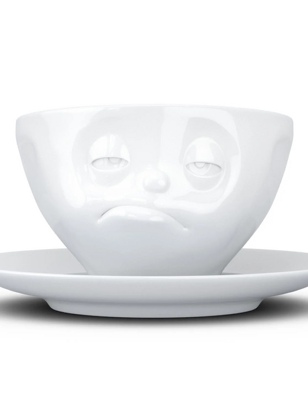 Facial Expression Coffee Cup/Saucer - Assorted