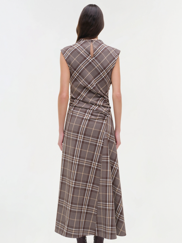 Burke Draped Midi Dress