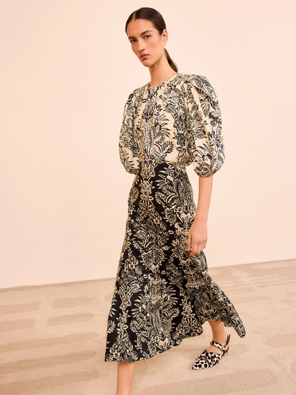 Clarisse Trumpet Midi Skirt