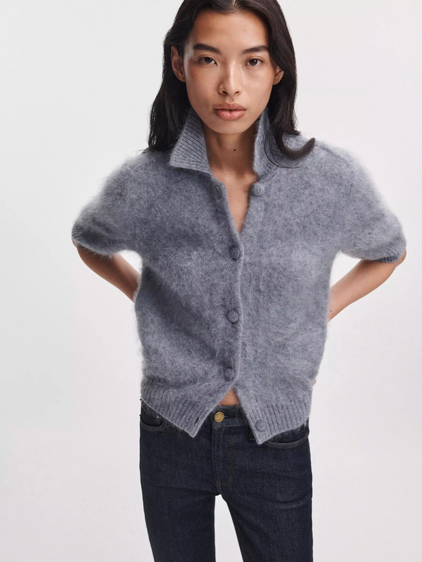 Jada Brushed Cashmere Cardigan