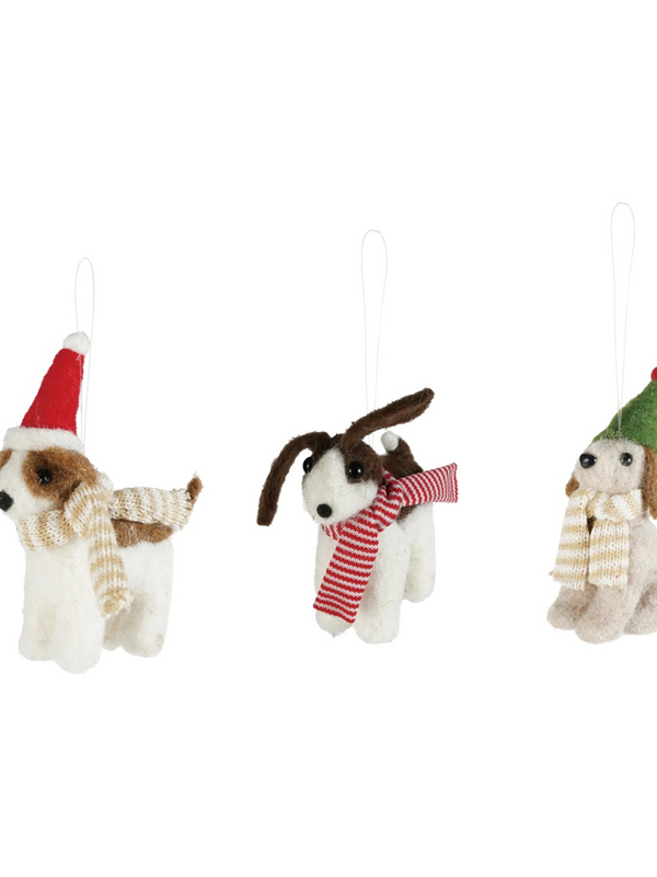 Felt Dog Ornament