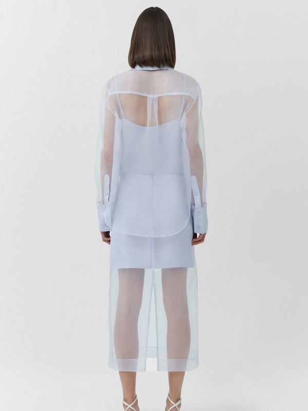 Dana Organza Midi Skirt