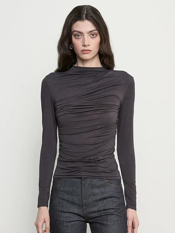 Fluid Jersey Twist Top